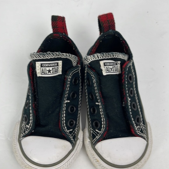 Converse Chuck Taylor Black Low Top Sneakers Infant Size 5 - Picture 5 of 9